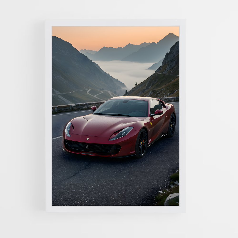 Poster Montée en Puissance – affiche Ferrari (vue 3)